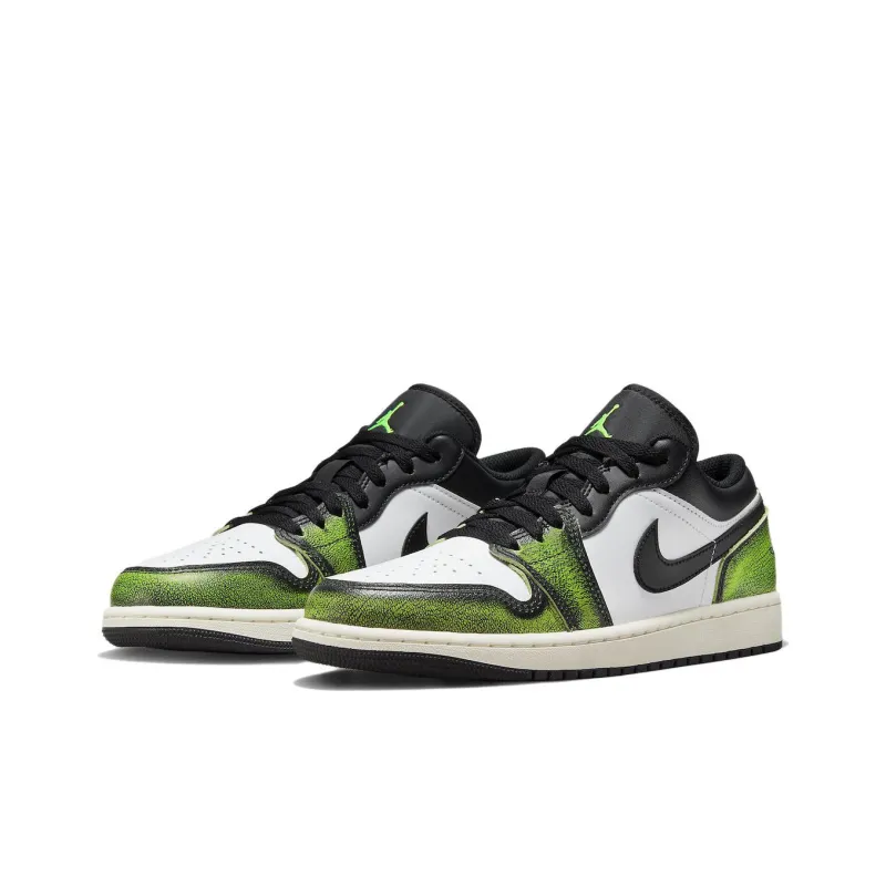 Air Jordan 1 Low Se 'Wear Away Electric Green'-2