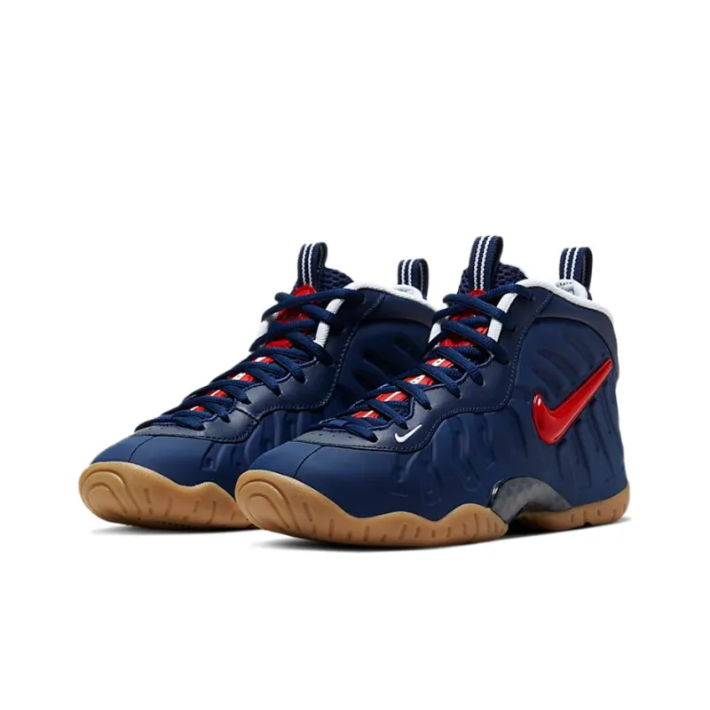 Nike Air Foamposite Pro Blue Void University Red GS-2