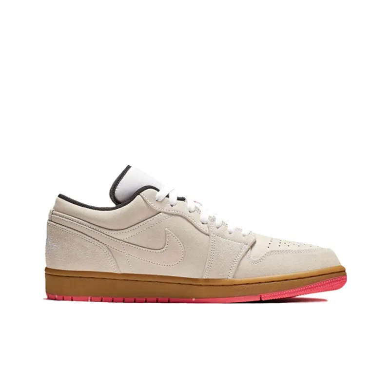 Jordan 1 Low White Gum Hyper Pink-1