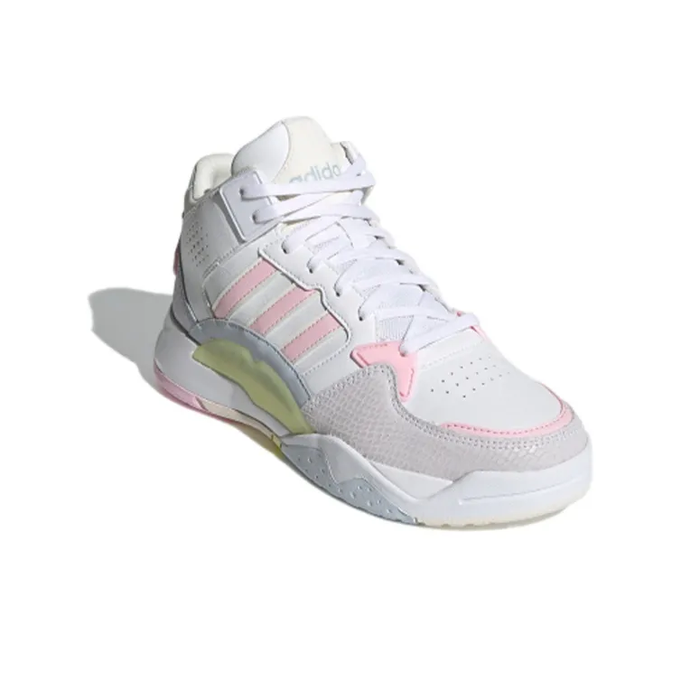 Adidas Neo 5th Quarter 'White Pink Yellow' Women's-2