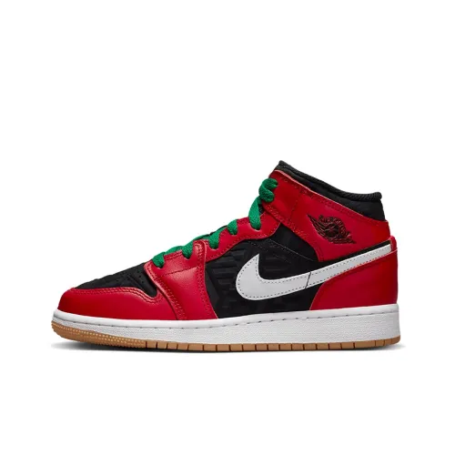 Jordan 1 Mid SE Christmas GS