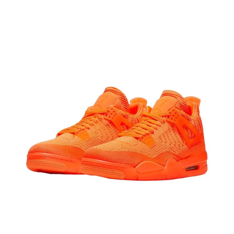 Jordan 4 Retro Flyknit Orange-2