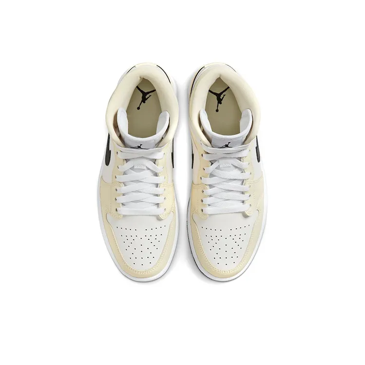 JORDAN 1 Mid Coconut Milk Women's-3