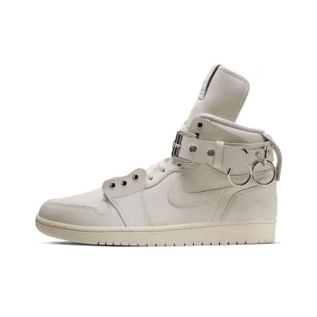 Comme Des Garçons X Jordan 1 Retro Strap High White