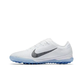 Nike Mercurial Vapor 12 TF Rubber Broken Studs Cushioning Anti-Slip And Wear-Resistant Grass Soccer Shoes Men's White