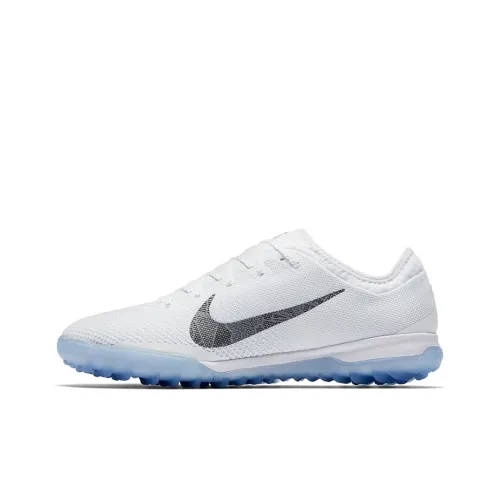 Nike Mercurial Vapor 12 TF Rubber Broken Studs Cushioning Anti-Slip And Wear-Resistant Grass Soccer Shoes Men's white
