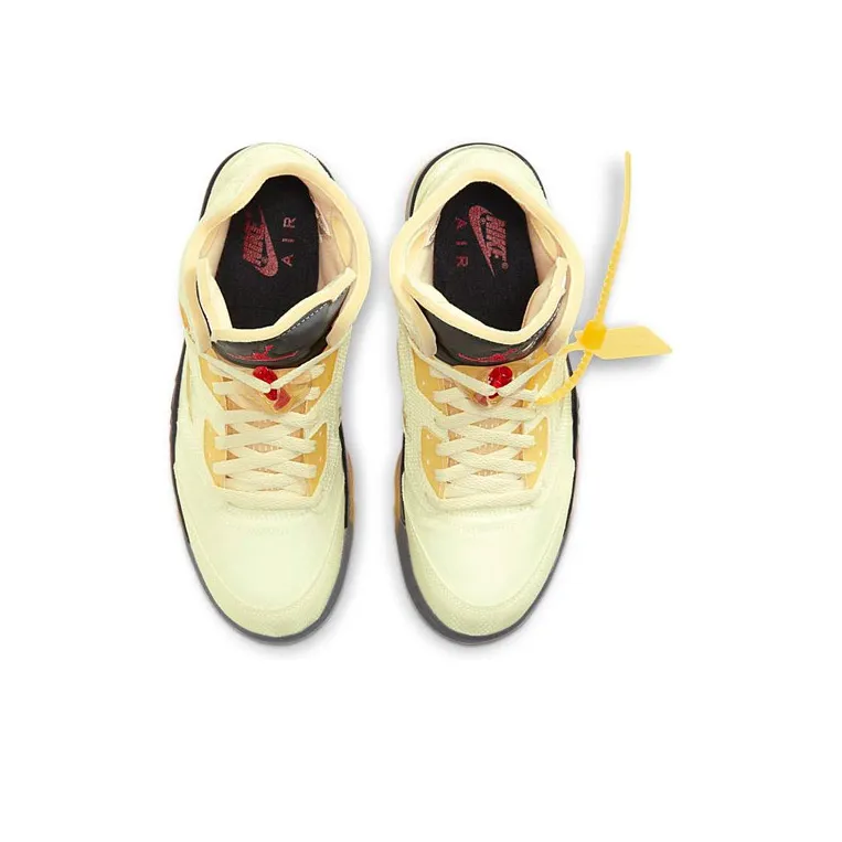 Jordan 5 Retro Off White Sail-3