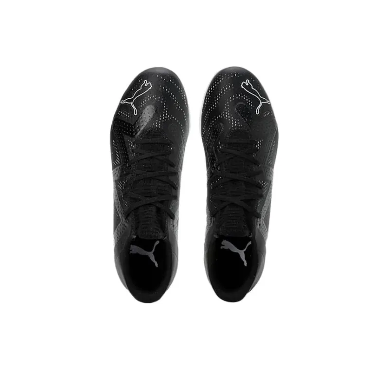 PUMA Future Play TT Rubber Broken Studs Anti Slip Wear Resistant Soccer Shoes Men's Black-3