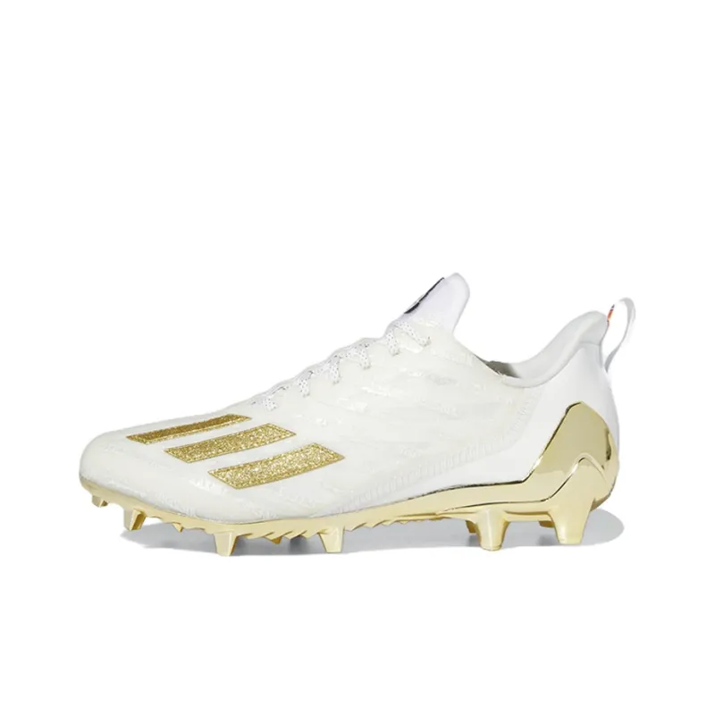 Adidas Adizero Cleats 'White Gold Metallic'-0