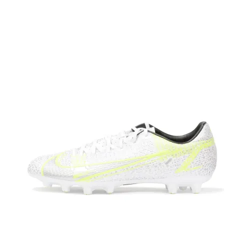 Nike Mecurial Vapor 14 Academy Hg Hard Ground Cleats 'White Yellow'