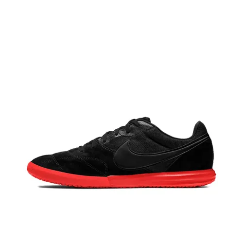 Nike Premier 2 Soccer Shoes Unisex Low-Top Black/Red