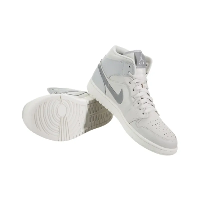 Jordan 1 Mid Light Bone-4