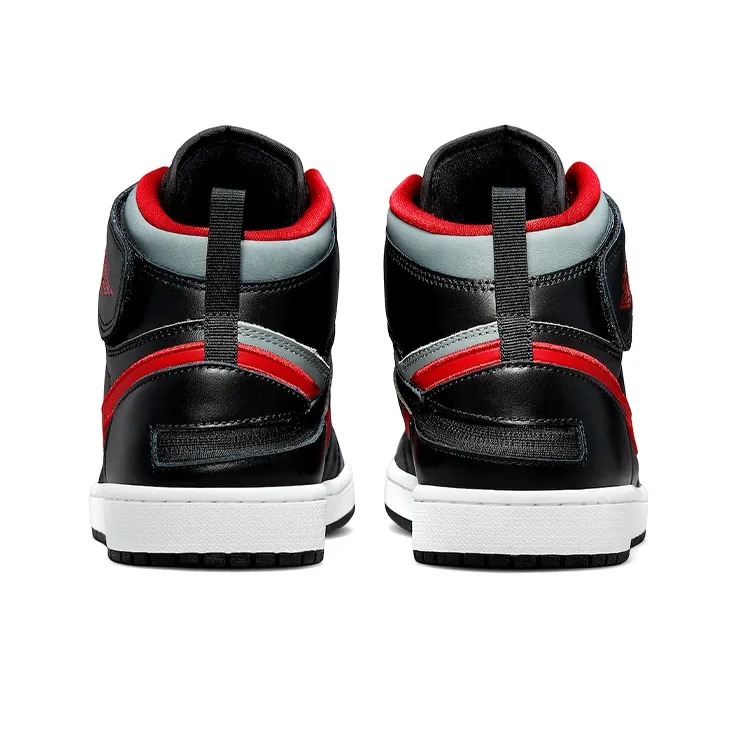 Jordan 1 High FlyEase Black Gym Red Smoke Grey-4