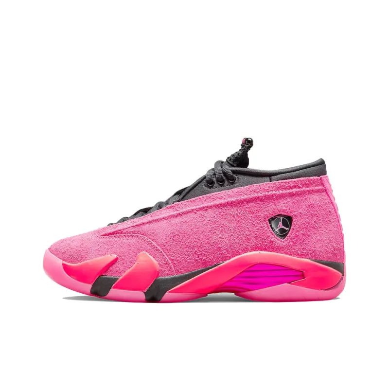 Jordan 14 Retro Low Shocking Pink Women's-0