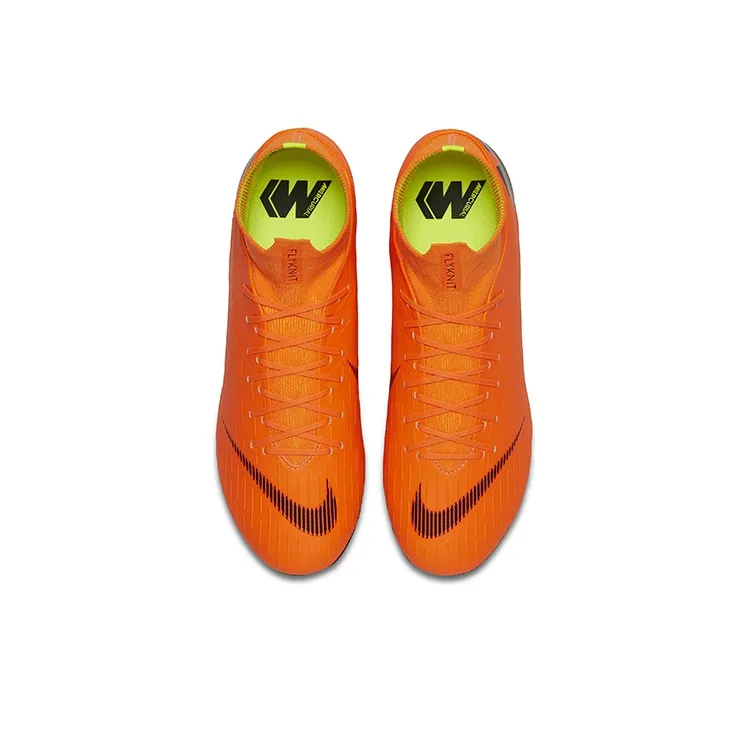 Nike Mercurial Superfly 6 Soccer Shoes Men Mid-Top Orange/Black-3