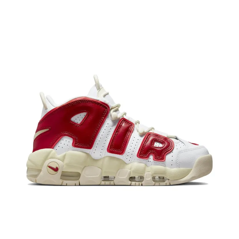 Nike Air More Uptempo White Red Sail Women's-1