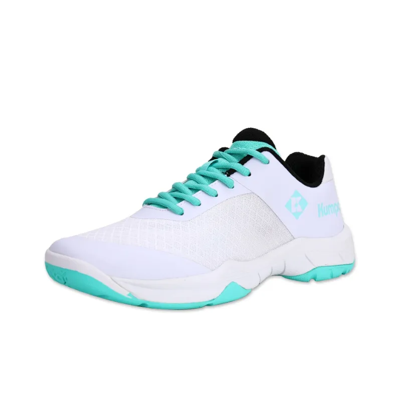 KUMPOO Badminton Shoes Unisex Low Top White-2