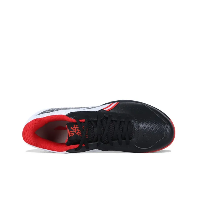 LINING Badminton Shoes Unisex Low Top Black/White/Red-2