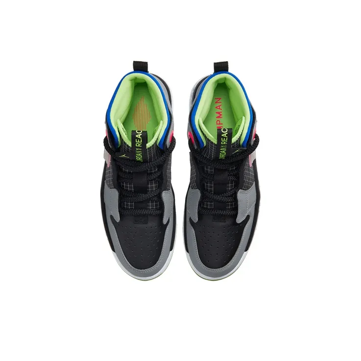 JORDAN 1 High React Black Particle Grey-3