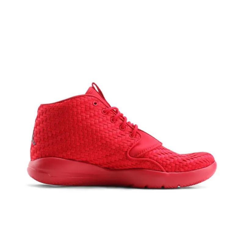 Jordan Eclipse Chukka Gym Red Cushioning Anti-Slip And Wear-Resistant Mid-Top Vintage Basketball Shoes Men's Red-1