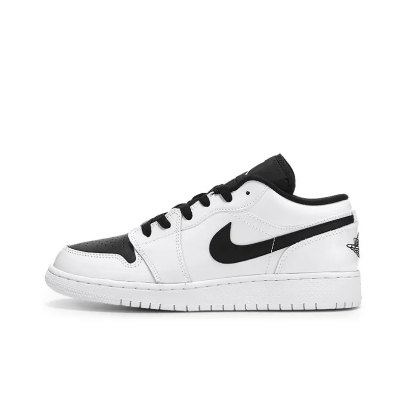 Jordan 1 Retro Low GS White Black-0