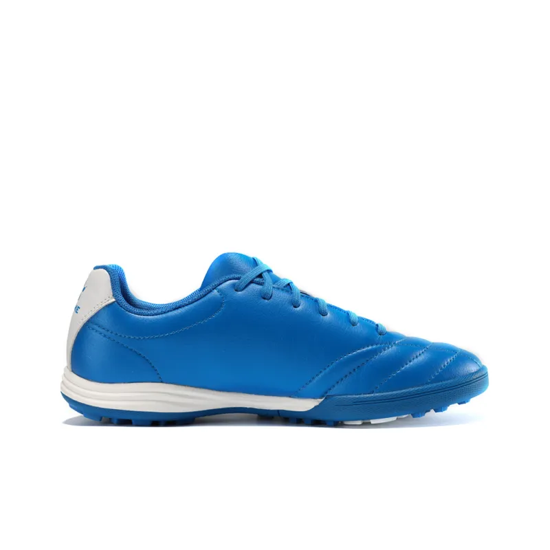 KELME TF Turf Shock Absorbers Slip Resistant, Abrasion Resistant, Breathable Soccer Shoes Unisex Colorful Blue White-1