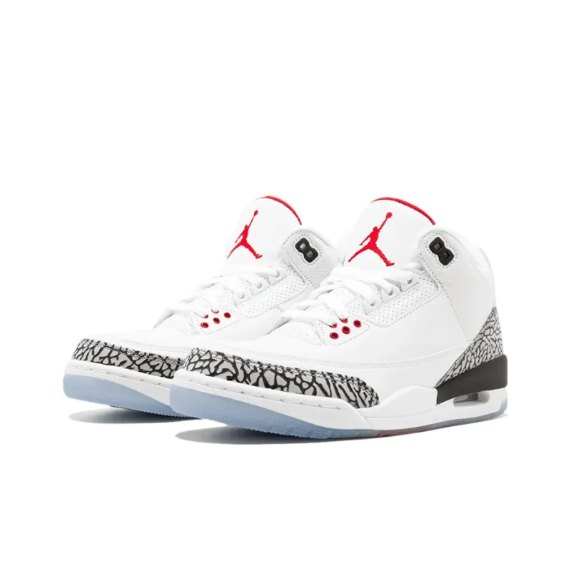 Jordan 3 Retro Free Throw Line White Cement-2