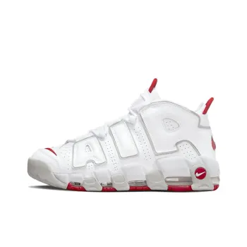 Nike Air More Uptempo 96 White Grey Fog University Red