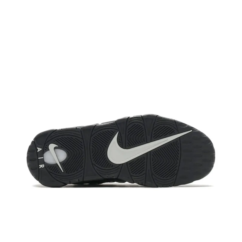 Nike Air More Money Black Metallic Silver Men's-4