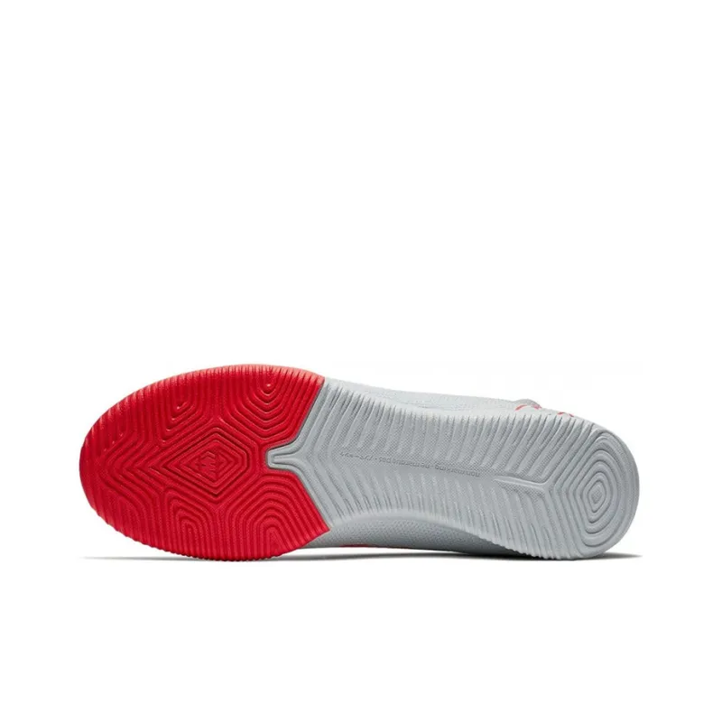 Nike SuperflyX 6 Soccer Shoes Men Low-Top Gray/Red-4