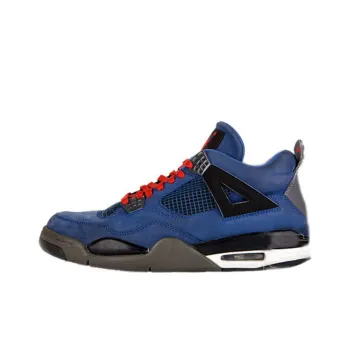 Jordan Air Jordan 4 Retro Eminem Encore Eminem Mid Top Vintage Basketball Shoes Men's Blue