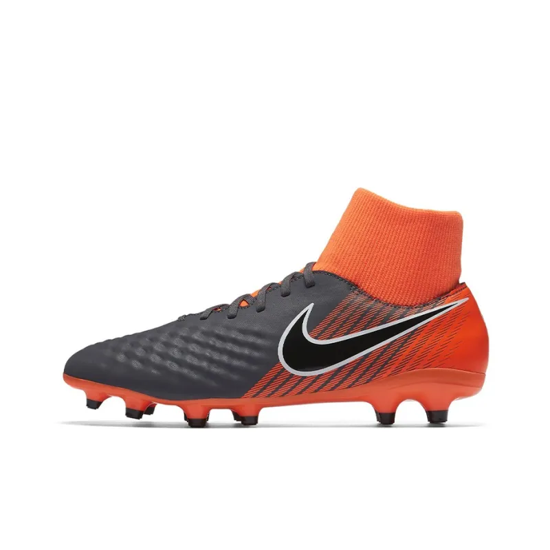 Nike Magista Obra II Pro DF FG Dark Grey Total Orange-0