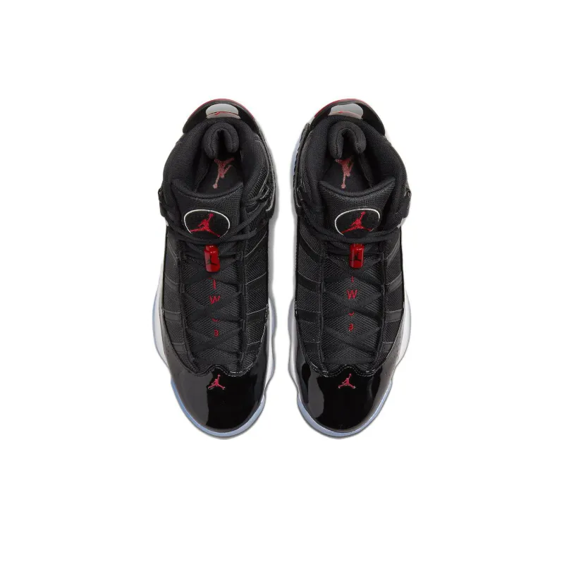 Jordan 6 Rings Black Gym Red-3
