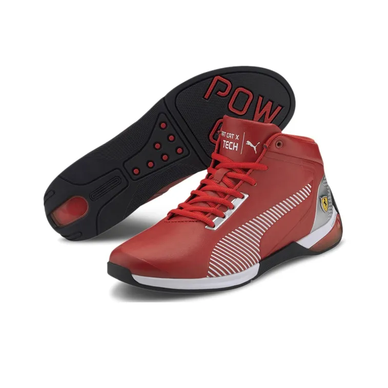 PUMA Scuderia Ferrari Race Kart Cat X Mid 'Black Red'-4