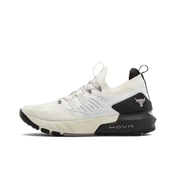Under Armour Project Rock 3 Training Shoes White/Black Women's