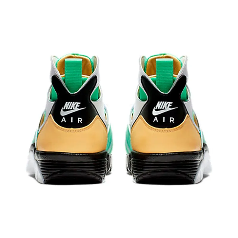Nike Air Trainer Huarache White Topaz Gold Electro Green-3