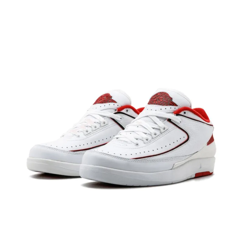 Jordan 2 Retro Low White Varsity Red-2