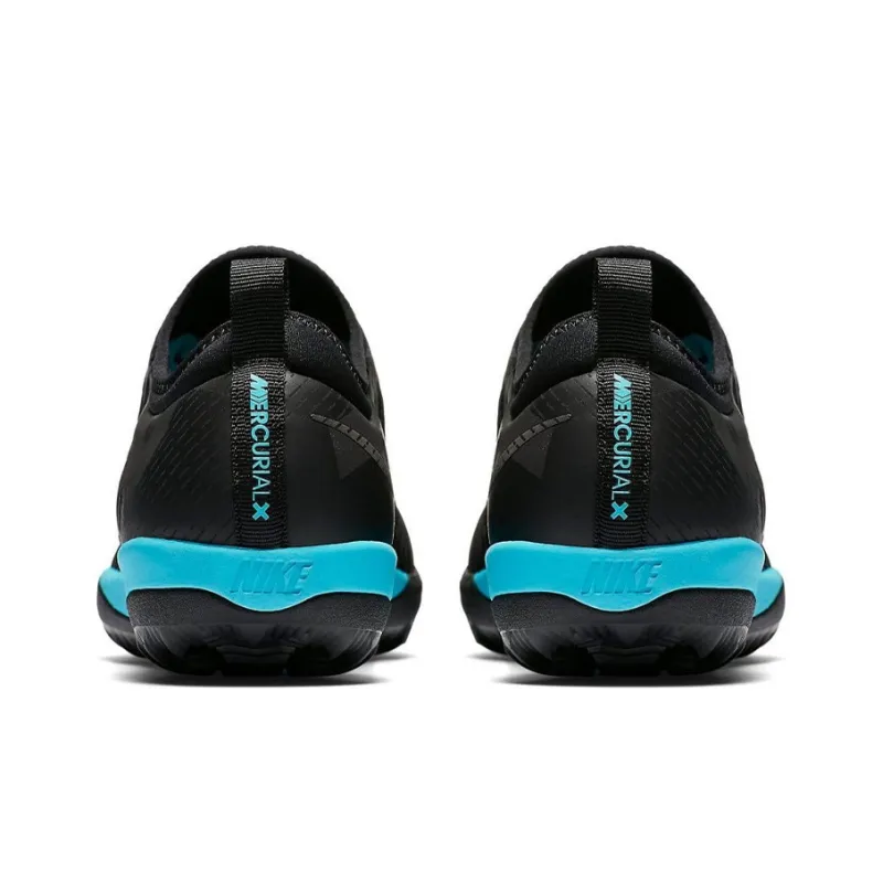 Nike TF Rubber Broken Studs Cushioning, Slip Resistant, And Abrasion Resistant Soccer Shoes Men's Black Blue-4