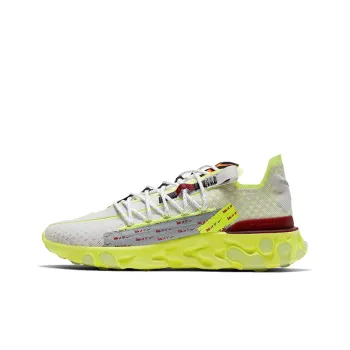 Nike React Runner Ispa Platinum Tint Volt Glow Team Red