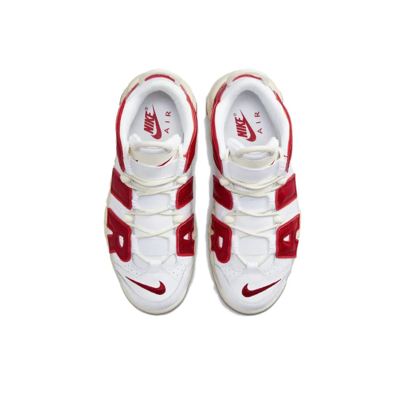 Nike Air More Uptempo White Red Sail Women's-3