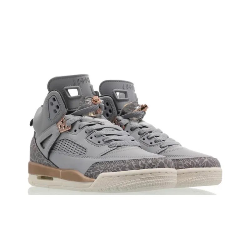 Jordan Spizike Wolf Grey Metallic Red Bronze GS-2