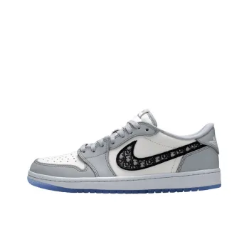 JORDAN 1 Low X Dior 'White Grey'