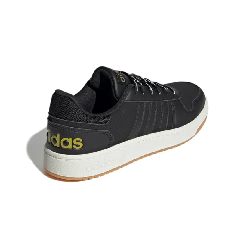 Hoops 2.0 Adidas Neo Mid 'Black White Tint Gum'-3