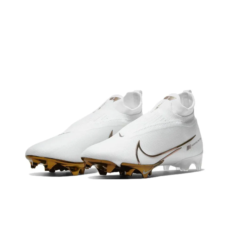 Nike Vapor Edge Elite 360 Flyknit White Metallic Gold-2