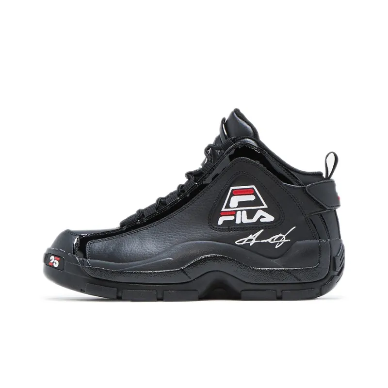 FILA Grant Hill 2 Vintage Basketball Shoes Men High Top Black-0