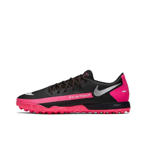 Nike Phantom GT Soccer Shoes Unisex Low-Top Black/Pink