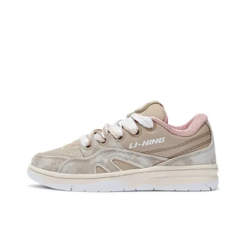 LiNing 937 Deluxe SP Low Durable Breathable Low Top Basketball Shoes Women's Floating Earth Tone
