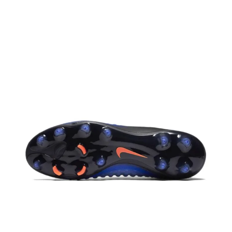 Nike Magista Obra 2 Soccer Shoes Men High-Top Black/Blue-5