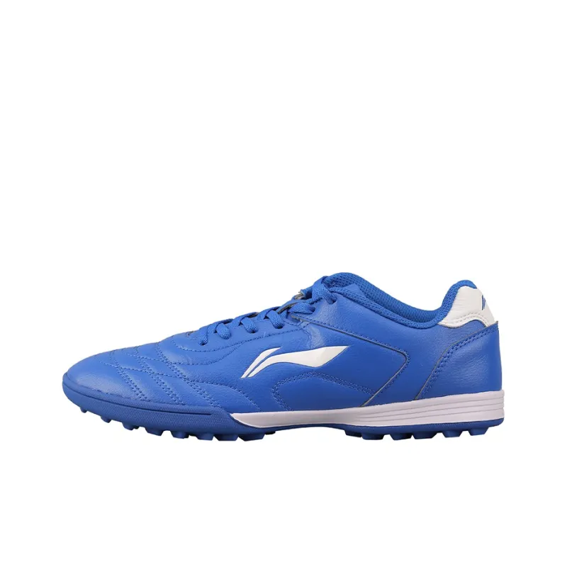 LINING Soccer Shoes Men Low Top Blue/White-0