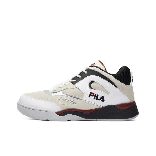 FILA FUSION MORDEN CHIC-FMC Vintage Basketball Shoes Men Low-Top Off White